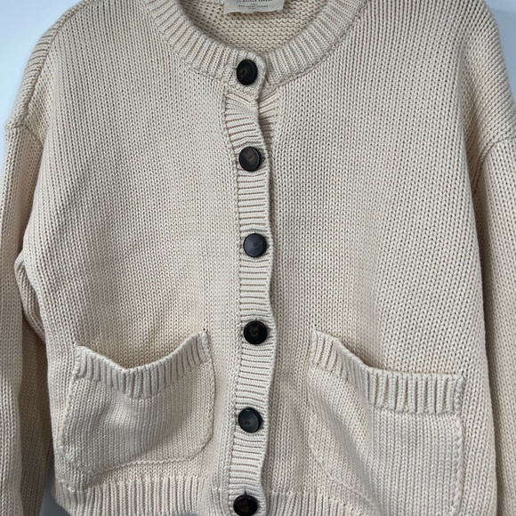Sézane Titouan Cardigan Natural Organic Cotton - Picture 3 of 8